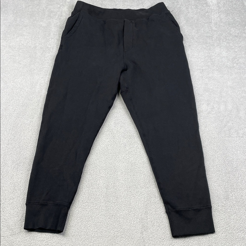 NEW Nili Lotan S 100% Cotton Black Jogger Sweatpants Made in USA